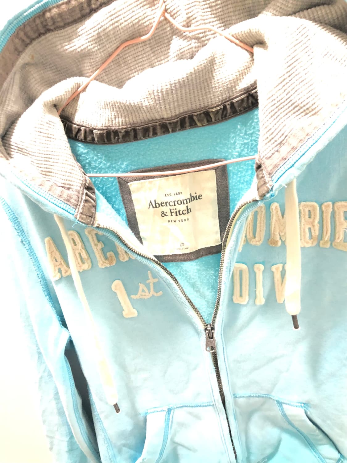 아베크롬비 여리딱붙  투웨이-후드집업(xs) 상품이미지6