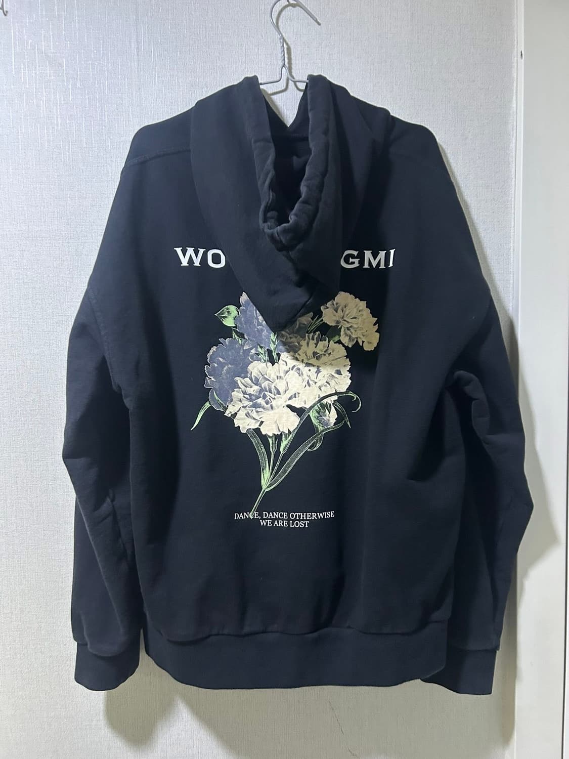 우영미 플라워 후드티 상품이미지1