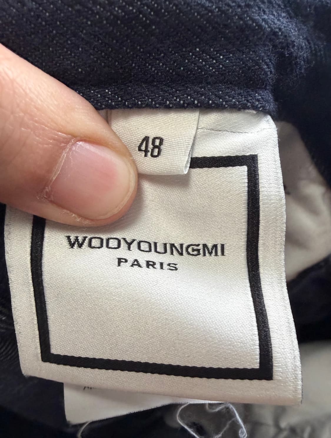 (48)30-31우영미 데님 버뮤다팬츠 상품이미지5