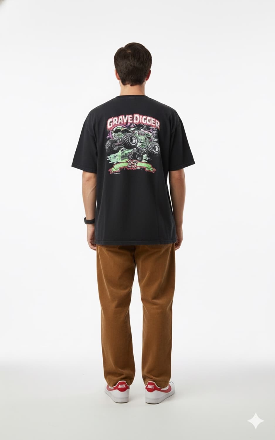 2008년 Grave Digger 25주년 티셔츠 - 2XL 상품이미지2