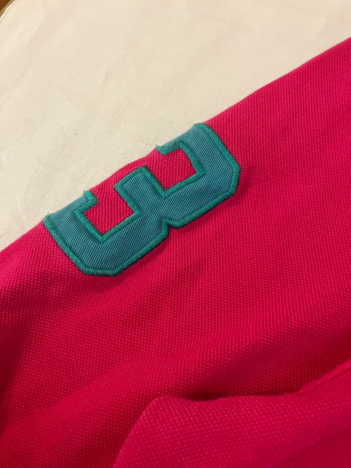 폴로 랄프로렌 빅포니 핑크 롱슬리브 카라티 상품이미지3