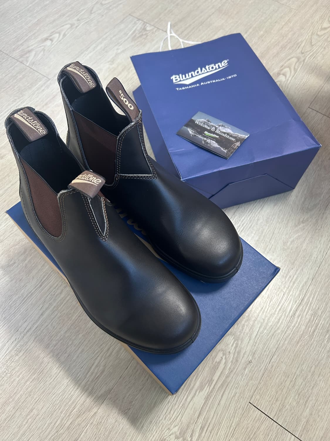 [AU9] 블런드스톤 500 스타우트브라운 첼시부츠 상품이미지1