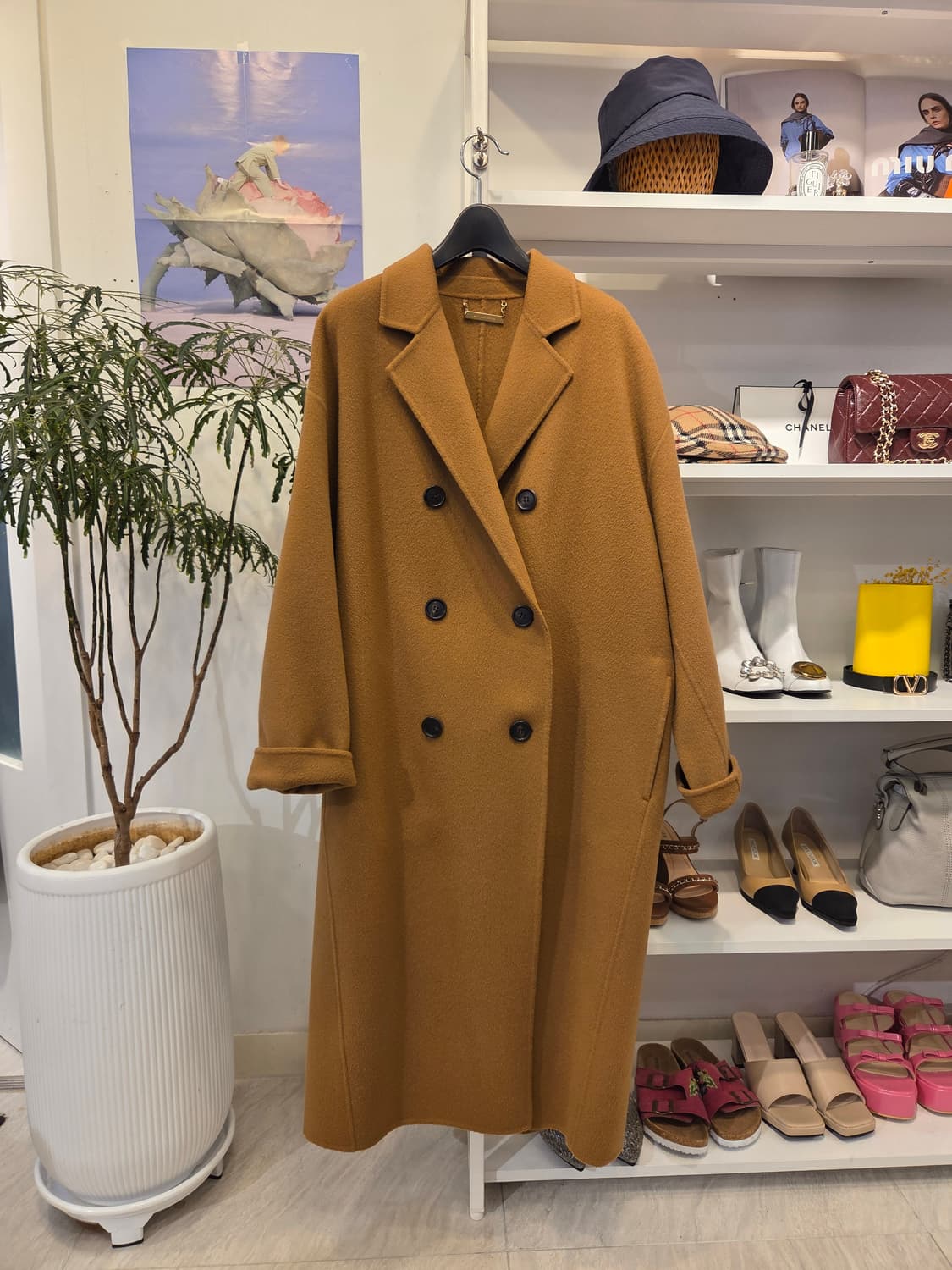 시스템 캐시미어 블랜딩 더블 코트 상품이미지1