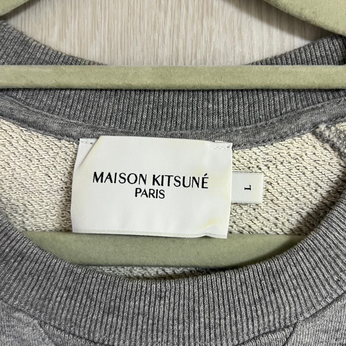 메종키츠네 맨투맨 L 상품이미지2