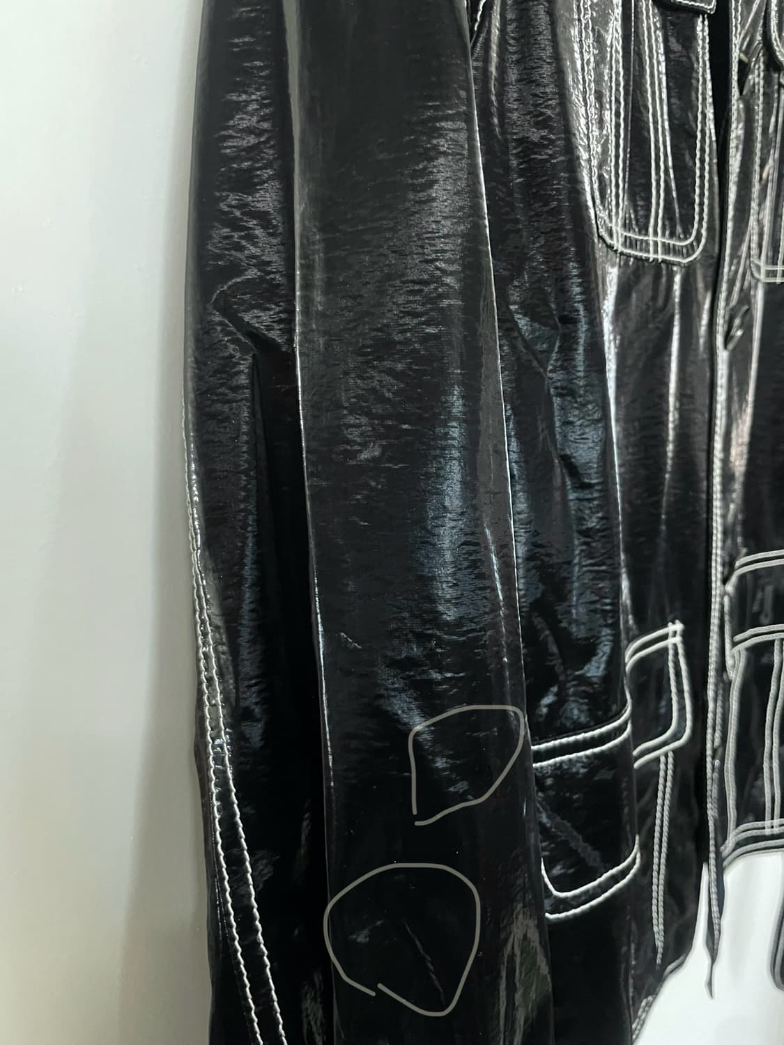 비건타이거 페이크 레더자켓 블랙 상품이미지7