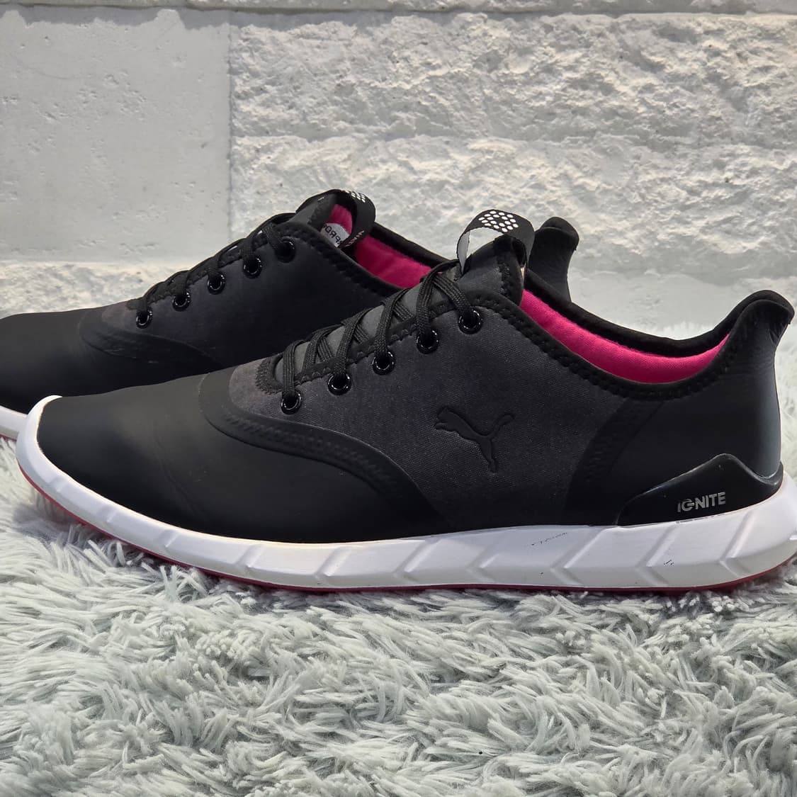 3q-5:푸마 이그나이트 스파이크리스 골프화 블랙(235)-거의새거 상품이미지2