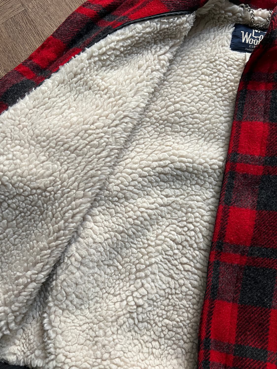 [M]80's 울리치 Made in USA 매키노 울 해링턴 자켓 상품이미지6