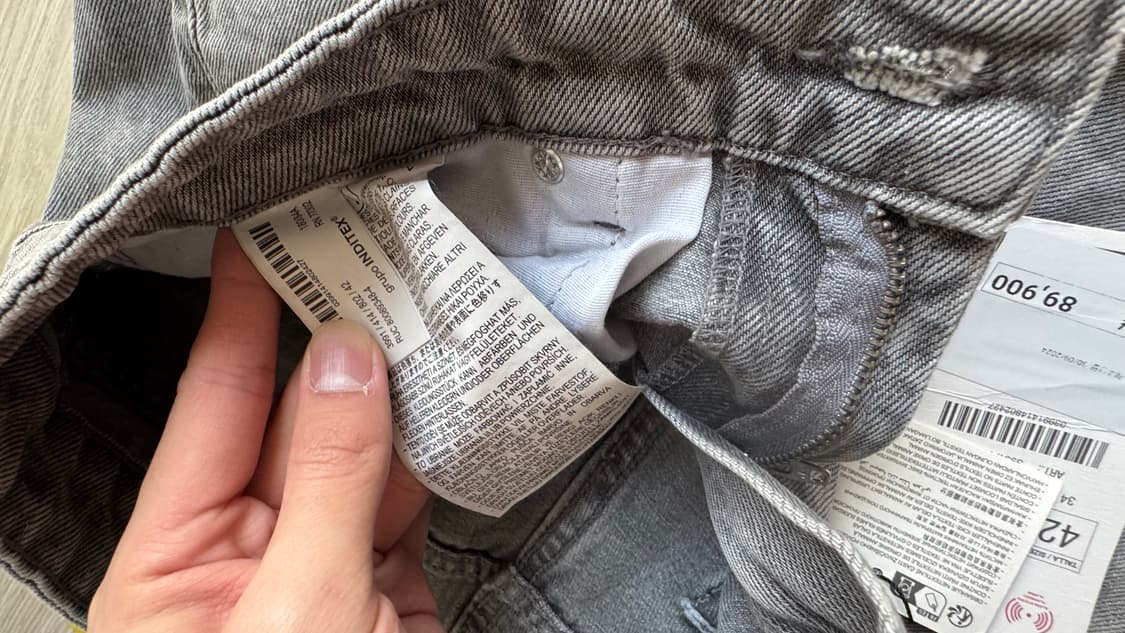 새상품 자라 배기팬츠 42 판매  상품이미지7