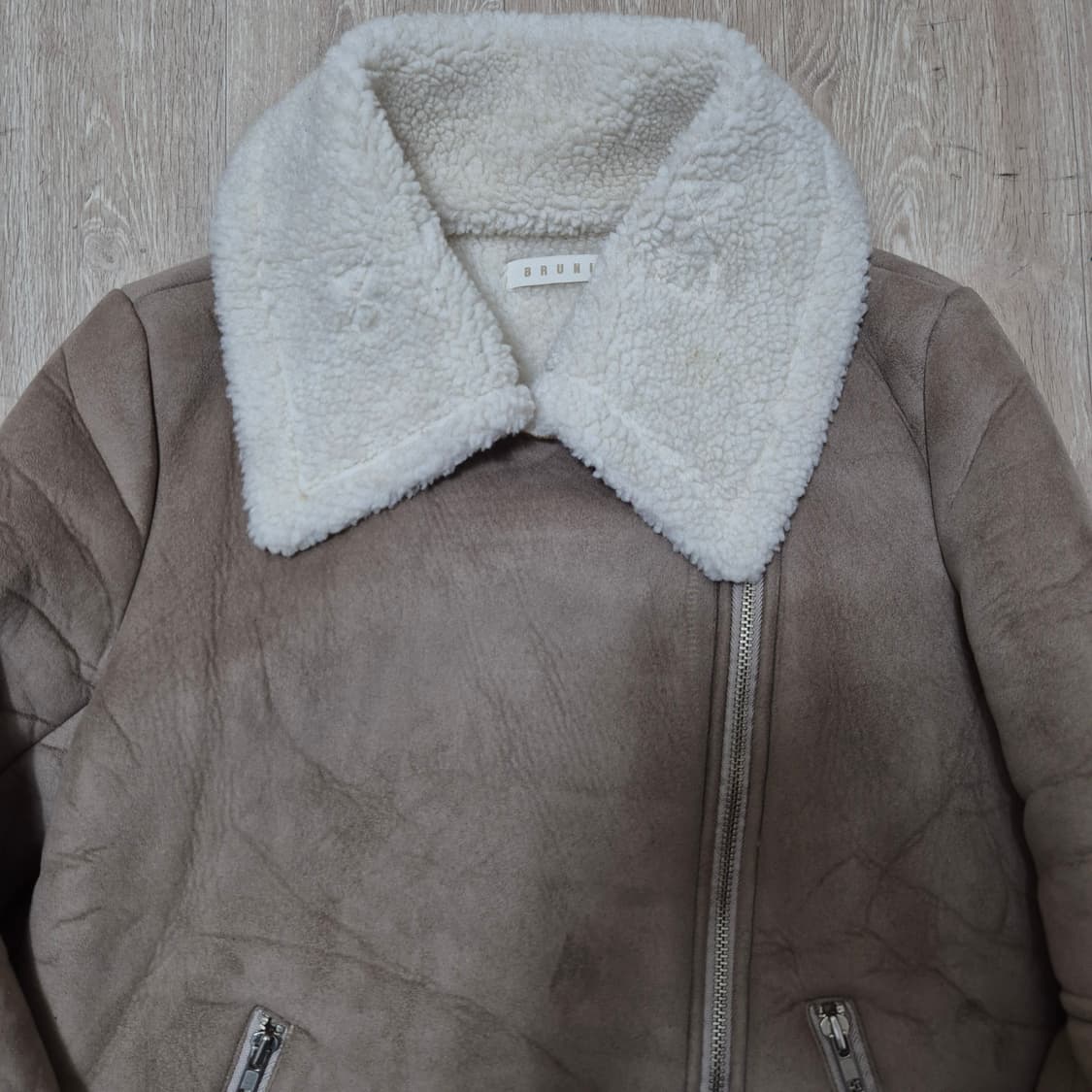 BRUNI 브루니 양털 스웨이드 무스탕 자켓  상품이미지2