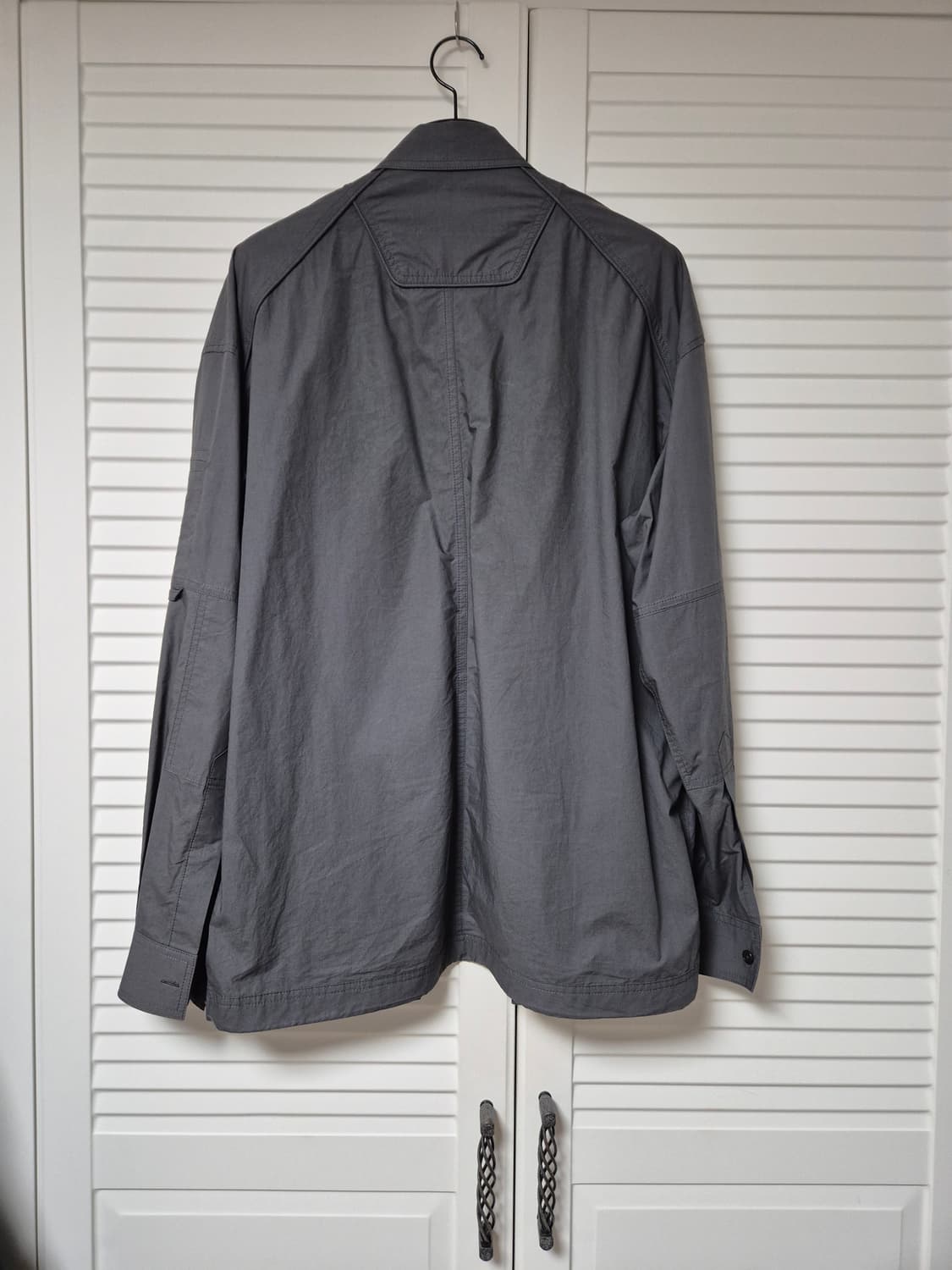 (46)준지 SS22 더블 레이어드 오버핏 셔츠 상품이미지2