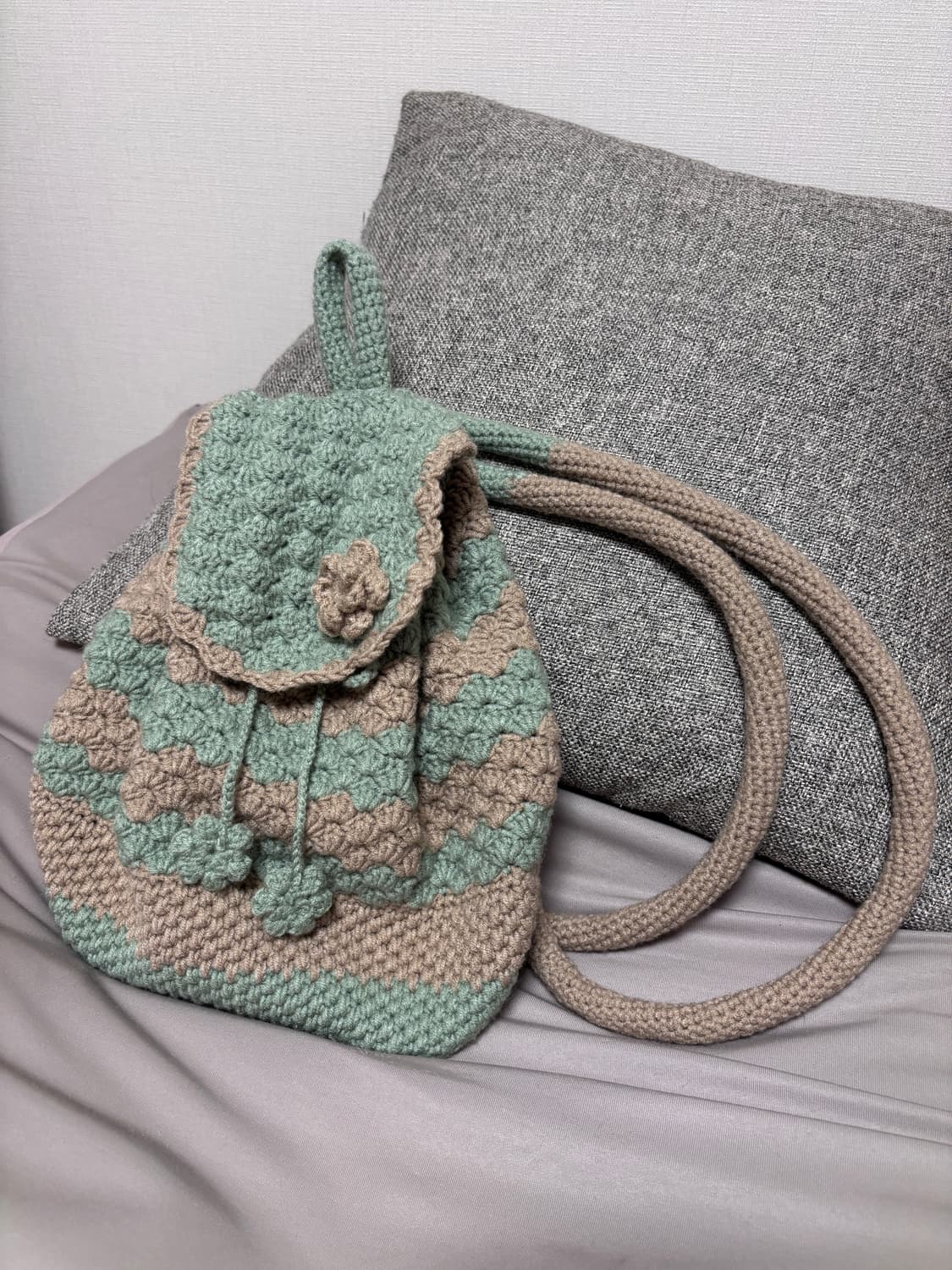 핸드메이드 뜨개 가방 상품이미지1