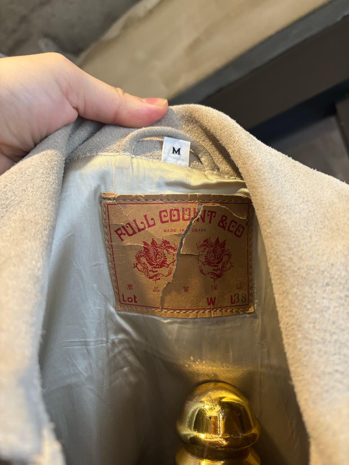 풀카운트 Full Count 2nd(2세대) 스웨이드 자켓 상품이미지4