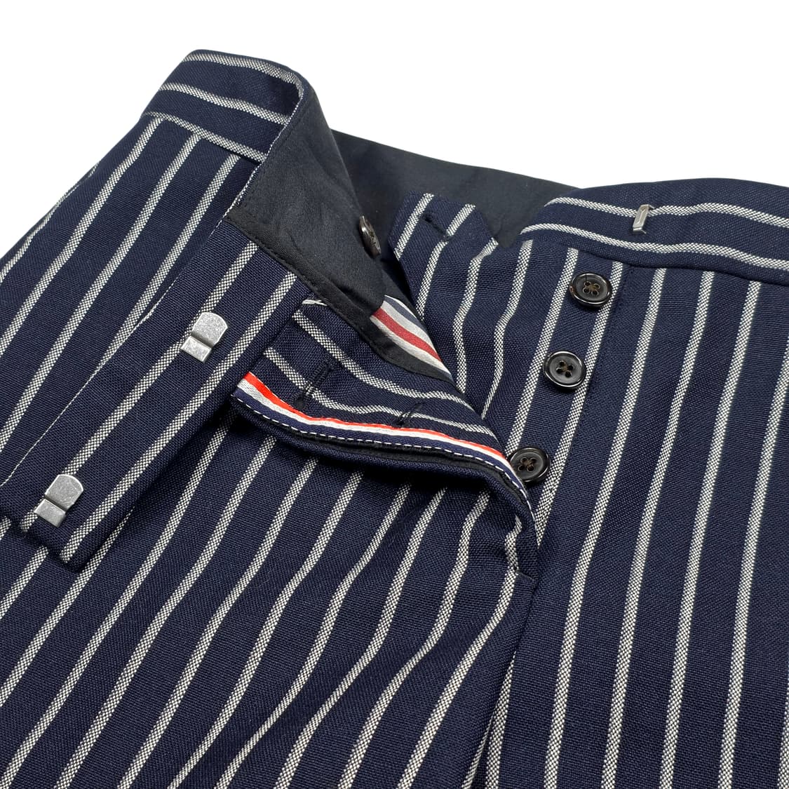 톰브라운 여성 모헤어 스트라이프 팬츠 상품이미지3