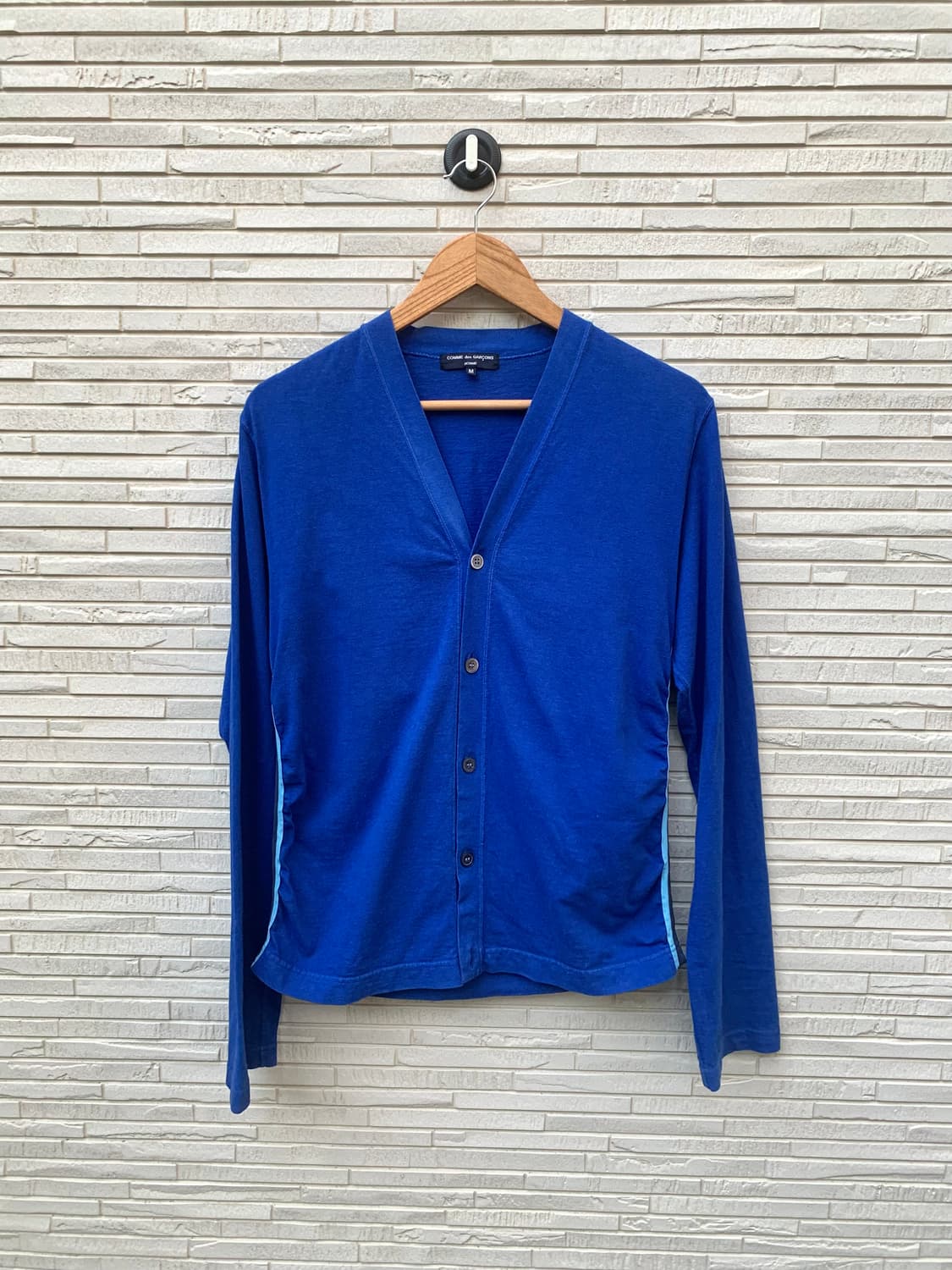 꼼데가르송 옴므 브이넥 가디건 (blue) 상품이미지1