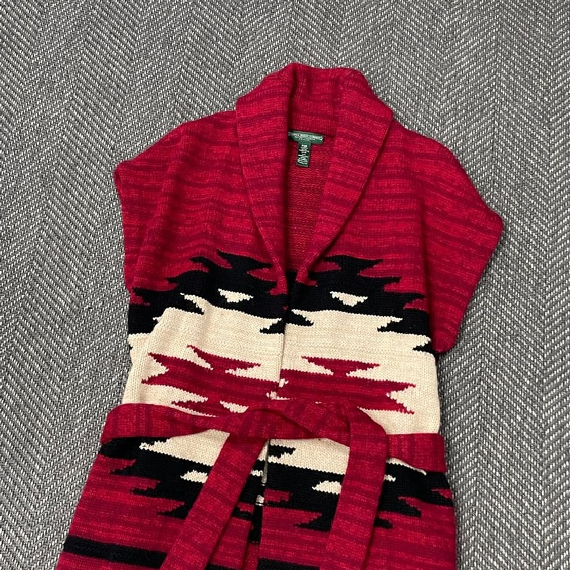 랄프로렌 진 나바호 패턴 베스트 v0206 상품이미지3