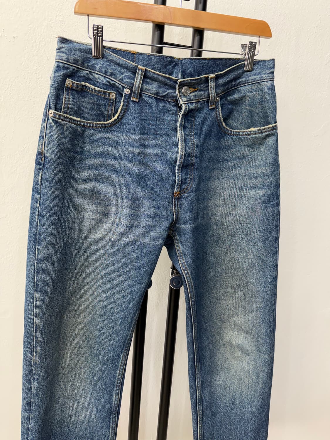 정품) 산드로옴므 로고 데님 청바지 32 상품이미지2