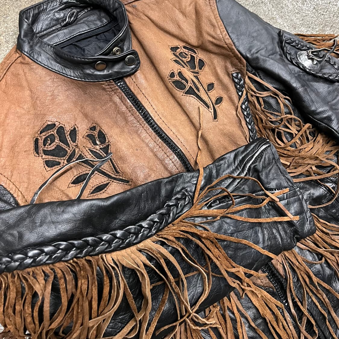 빈티지 웨스턴 프린지 자켓 (95) 상품이미지4