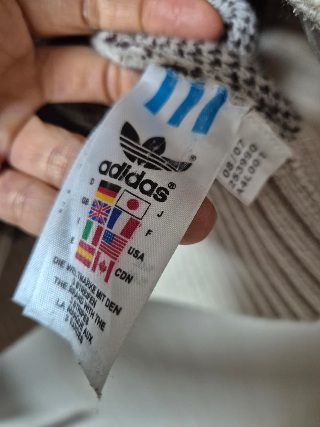 (정품) 아디다스  캐나다 코위찬 니트집업 95 상품이미지8
