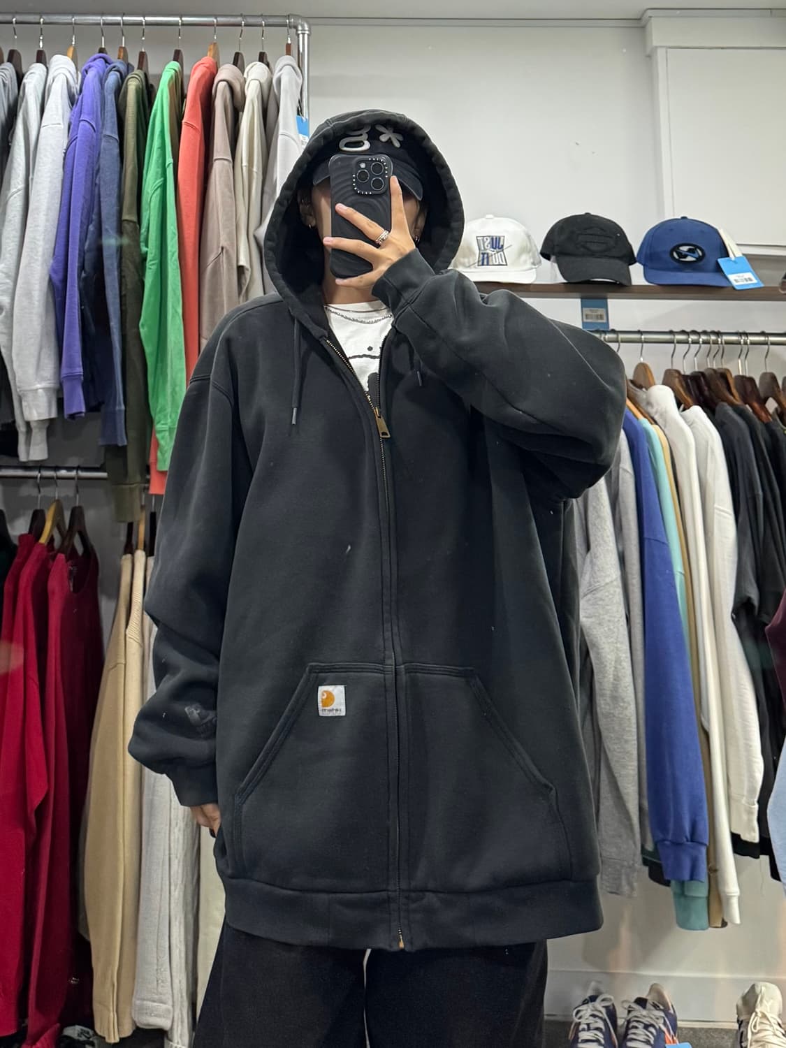 칼하트 써멀 후드집업 상품이미지6