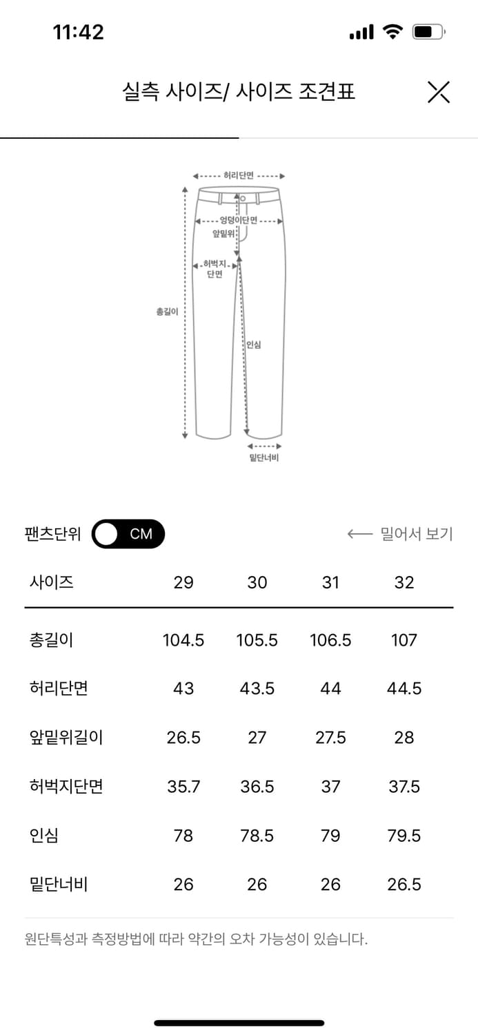 아워레가시 바스트컷 30사이즈 새상품 상품이미지6