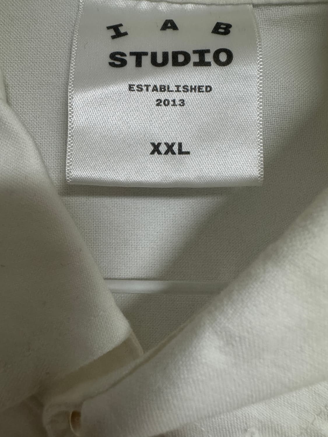 IAB STUDIO 화이트 셔츠 XXL 상품이미지2