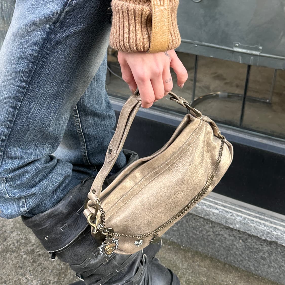 00s 스웨이드 체인 & 참 쥬시 꾸뛰르 가방 상품이미지8