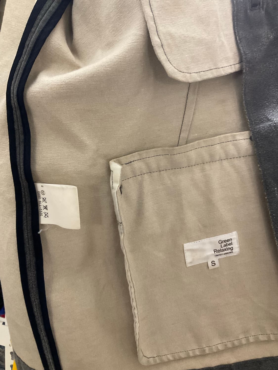 유나이티드 애로우즈 빈티지 가공 왁스드 코팅 자켓 상품이미지5