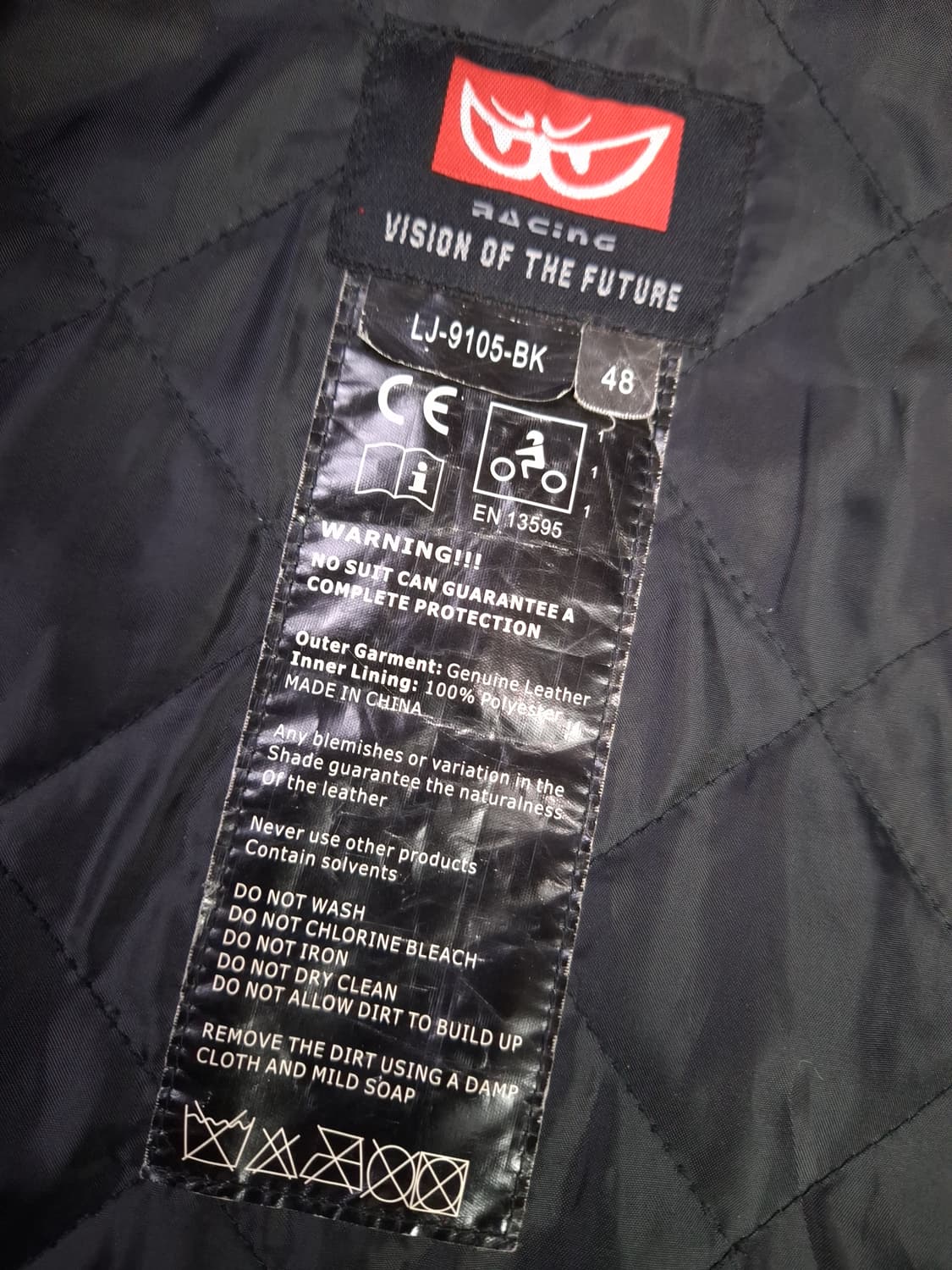 오리지날 베릭 Berik 리얼레더 레이싱자켓 상품이미지8