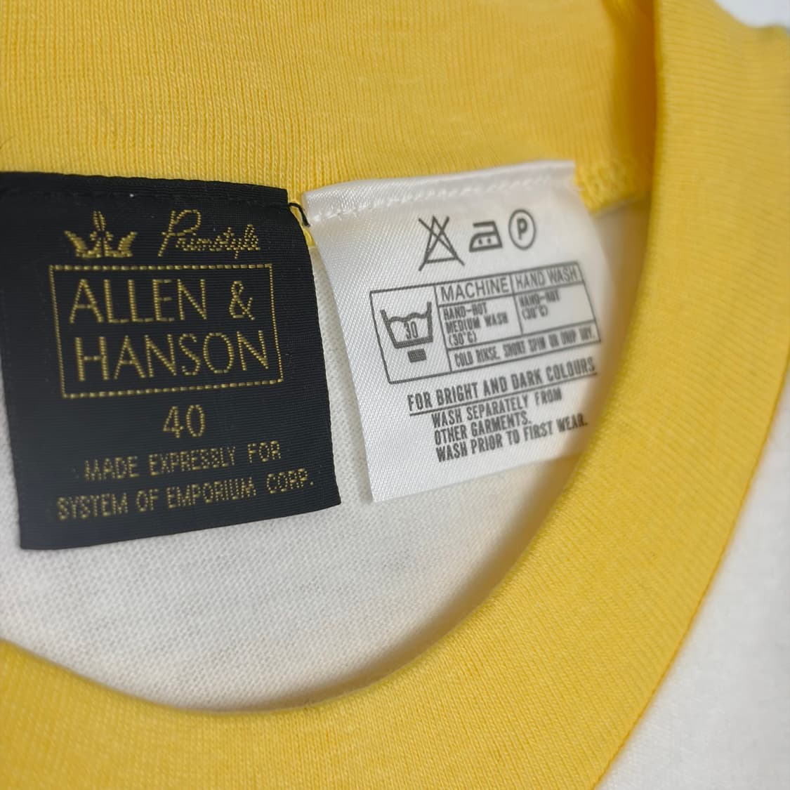 Allen&hanson 래글런 반팔 티셔츠 상품이미지3