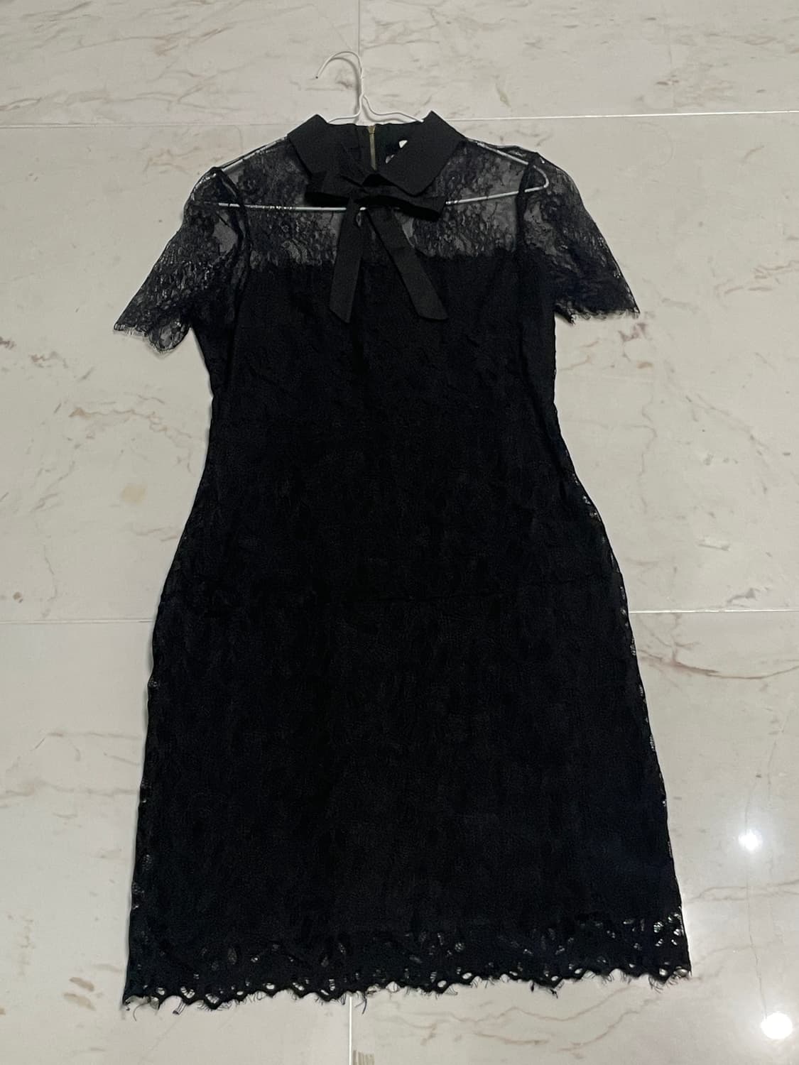 시스루 레이스 원피스 상품이미지1