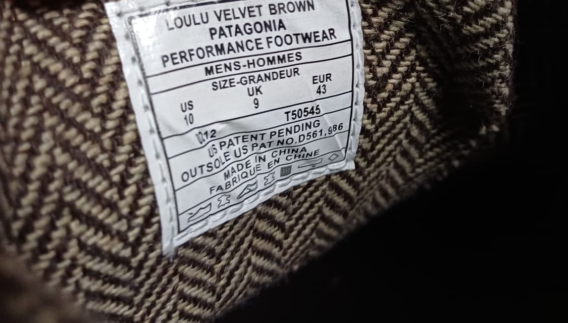 👞 [280] 파타고니아 룰루 벨벳 슈즈 브라운 상품이미지7