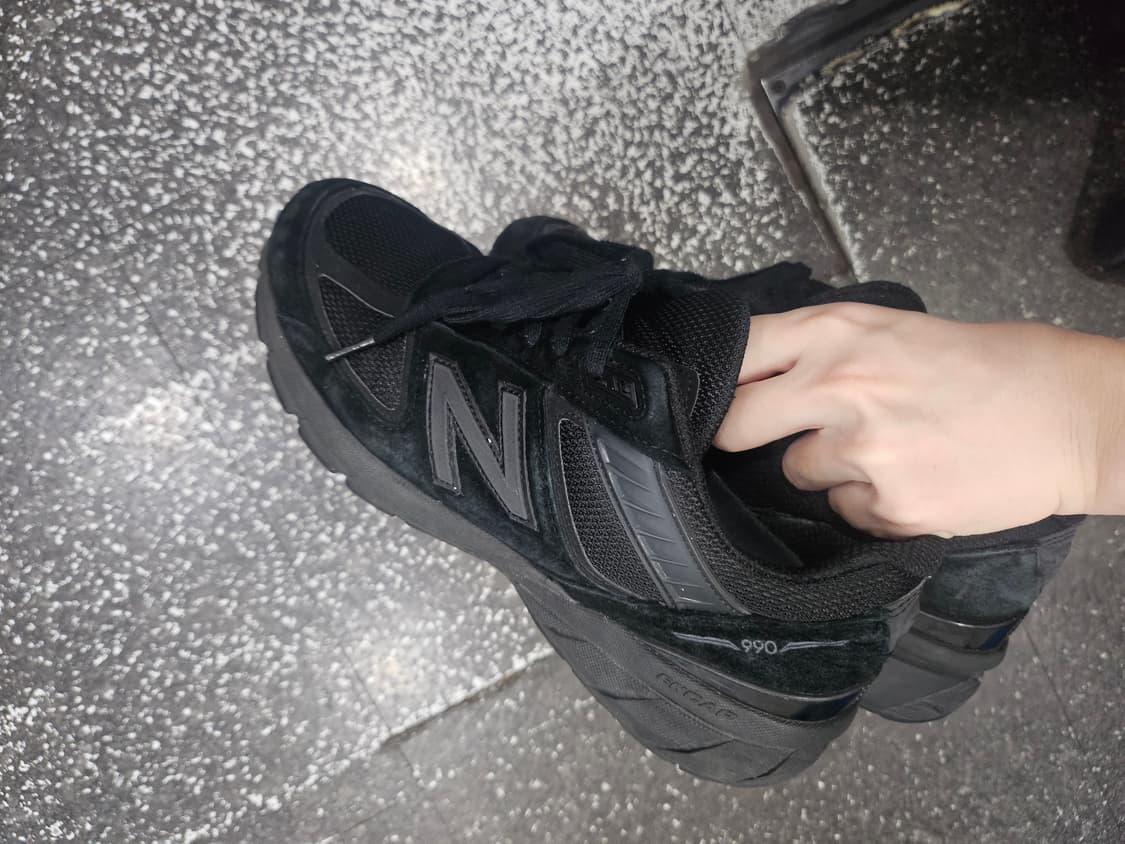 뉴발란스 990v5 블랙 270mm 상품이미지3