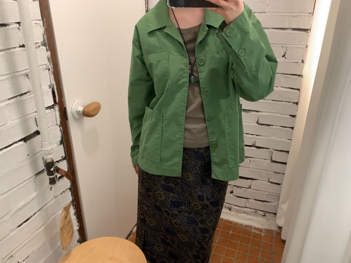 Green standard fit jacket 상품이미지6