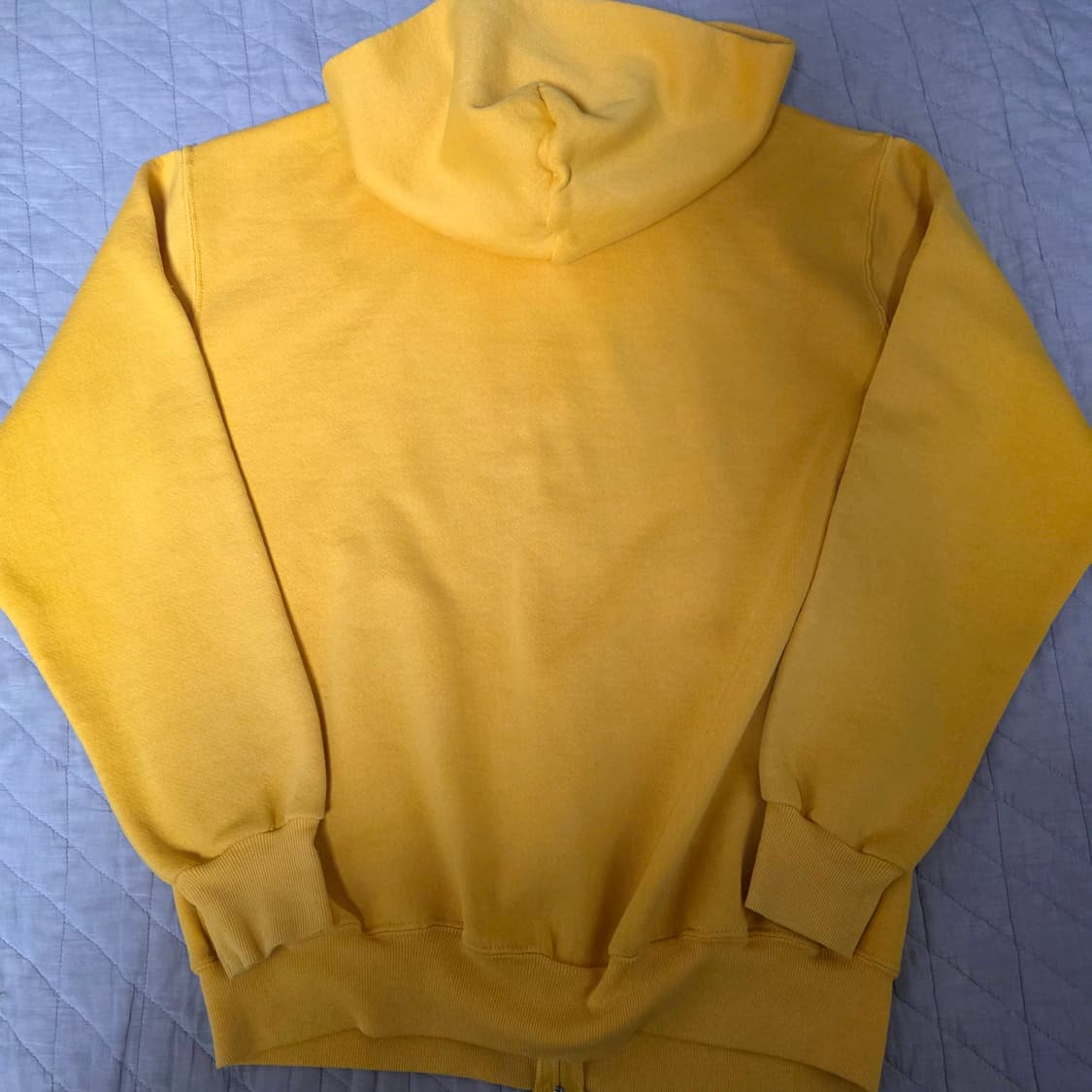 [XL] RARE 90s 러셀 애슬레틱 후드집업 옐로우 상품이미지4