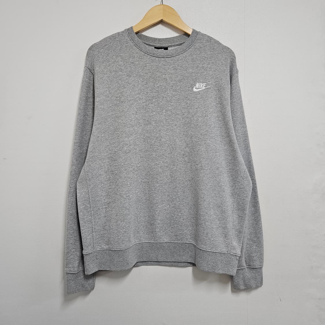 나이키 자수로고 그레이 오버핏 맨투맨 100-105 상품이미지1