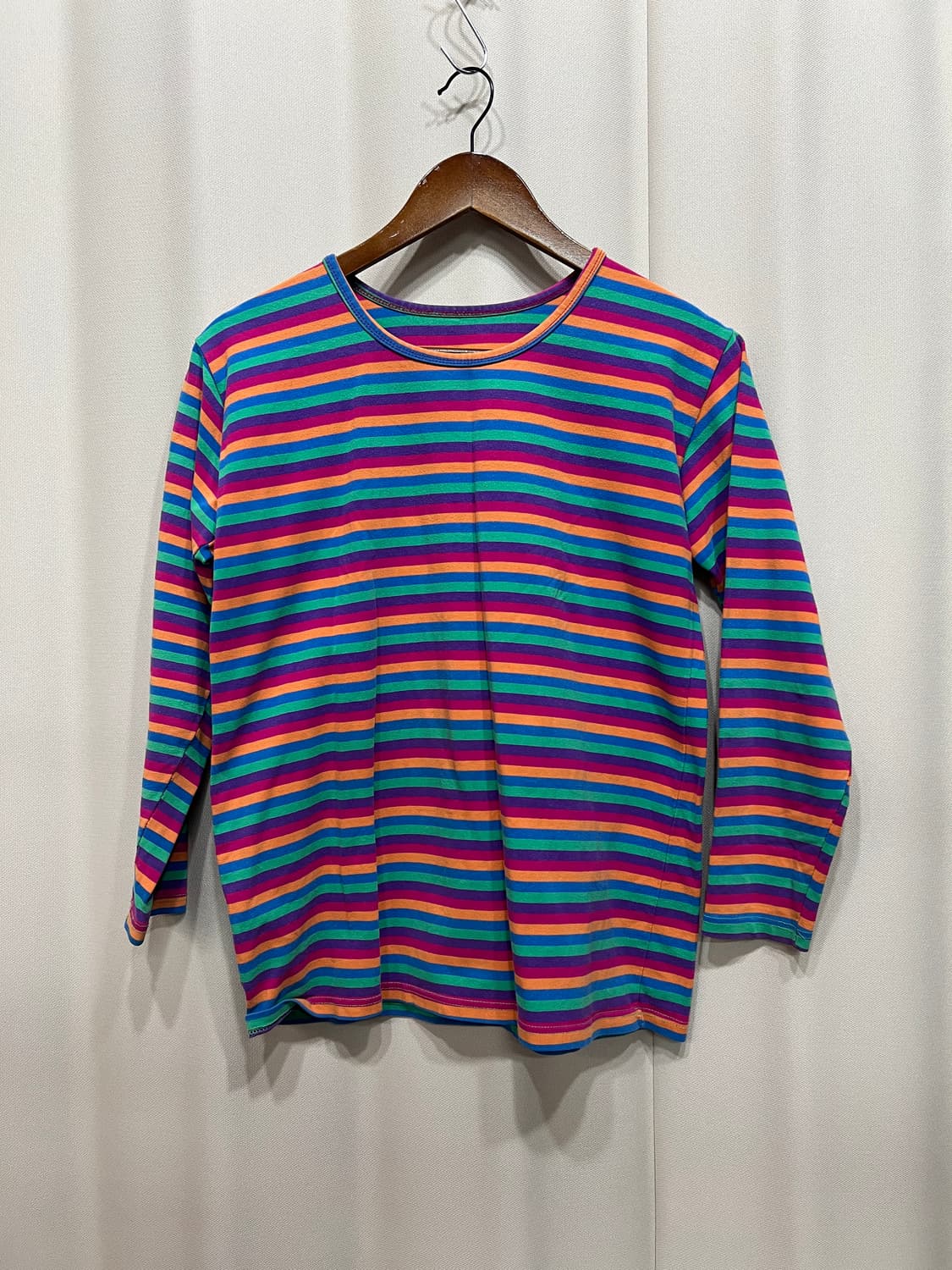 여성 스트라이프 긴팔티 상품이미지2