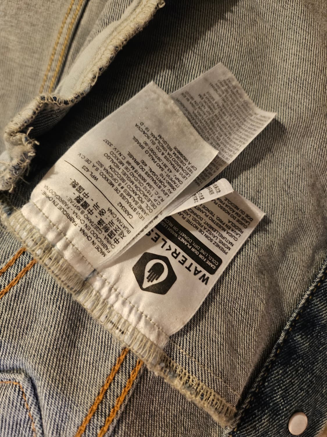 (L-95)리바이스 남성 프리미엄 3세대 데님 트러커 자켓 상품이미지3