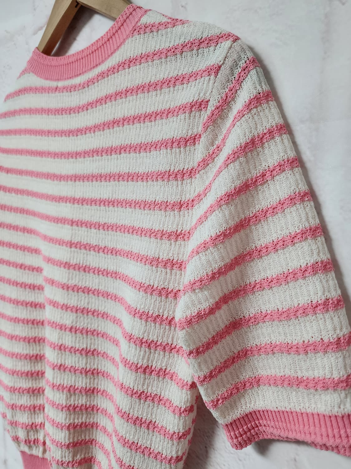 SJ SJ 핑크 스트라이프 반팔  상품이미지5