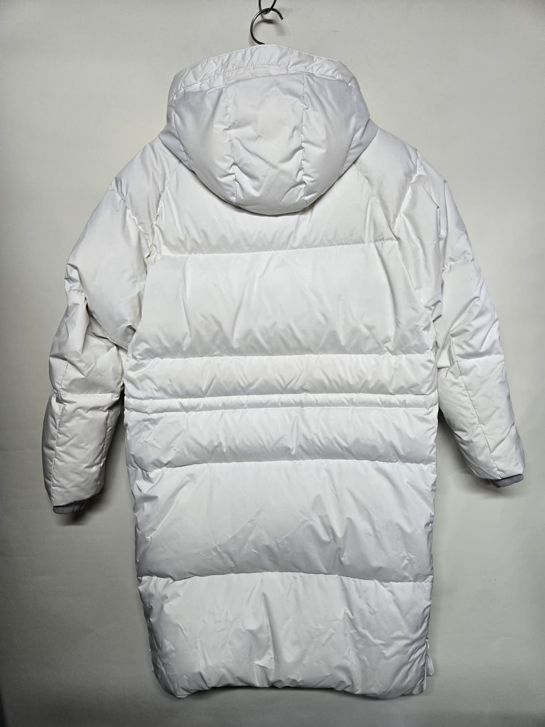 뉴발란스 롱패딩 M (90) 흰색 모자퍼X 상품이미지2