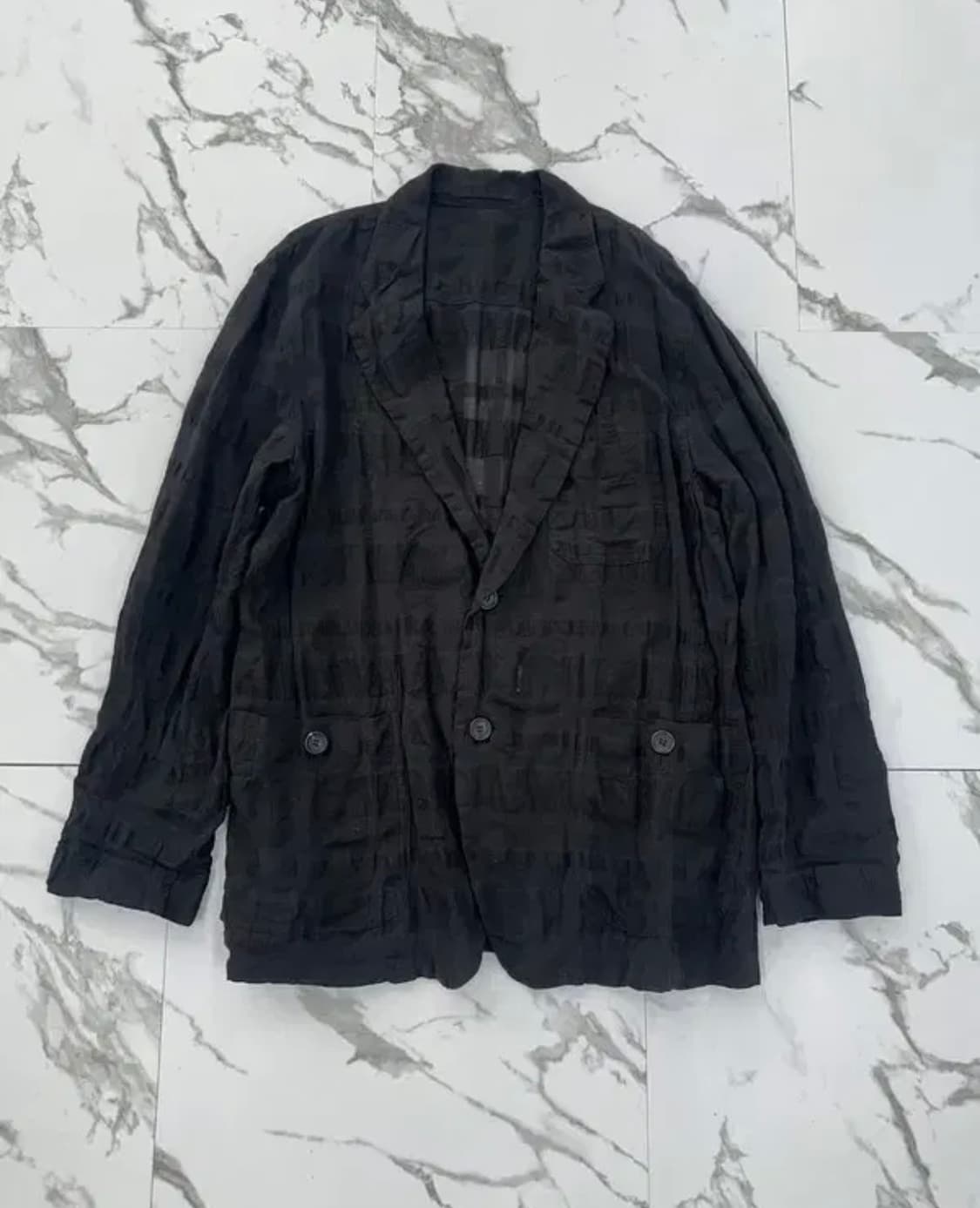 이세이미야케 맨 패턴 블레이저 3사이즈 상품이미지1