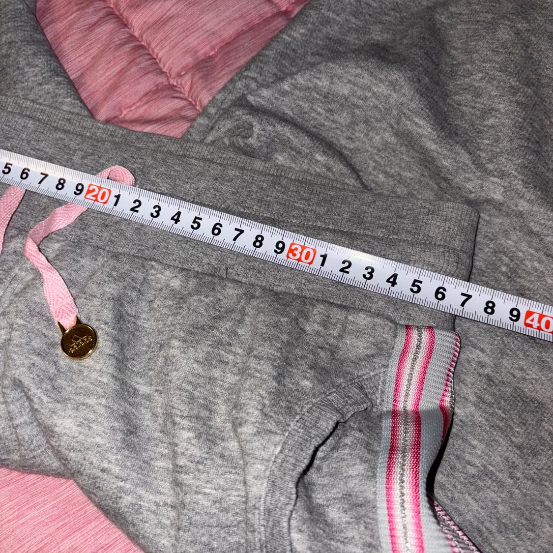 아디다스 핑크 삼선 7부 바지 상품이미지5