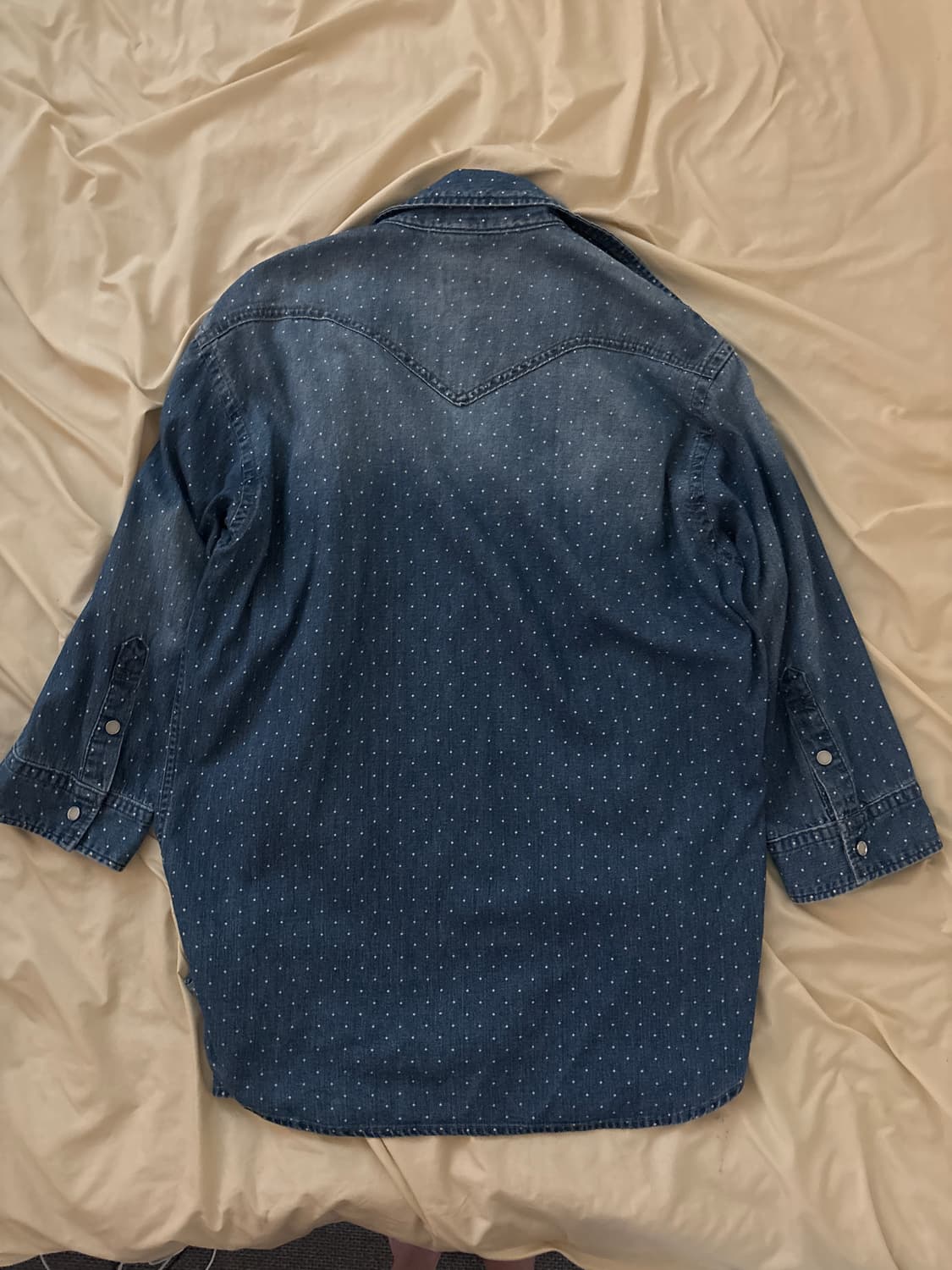 dot denim shirts 상품이미지3