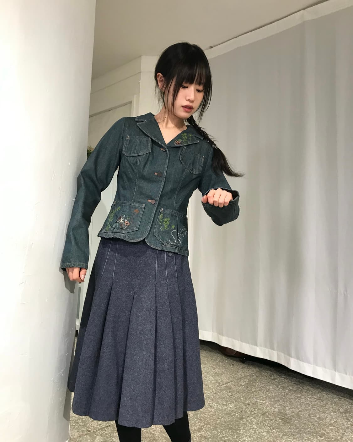 Jocomomola 데님 자켓 상품이미지4