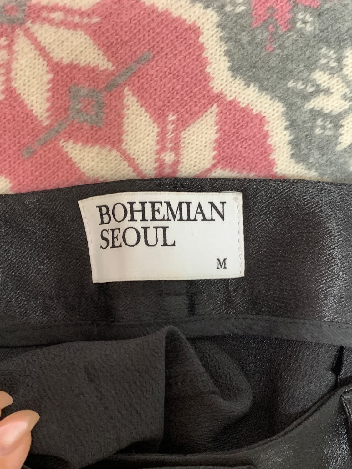 보헤미안 서울 새틴 롱 스커트 상품이미지5