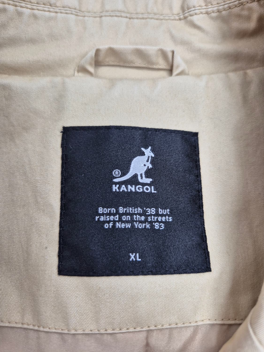 캉골 남성 베이지 맥 코트 XL 상품이미지5