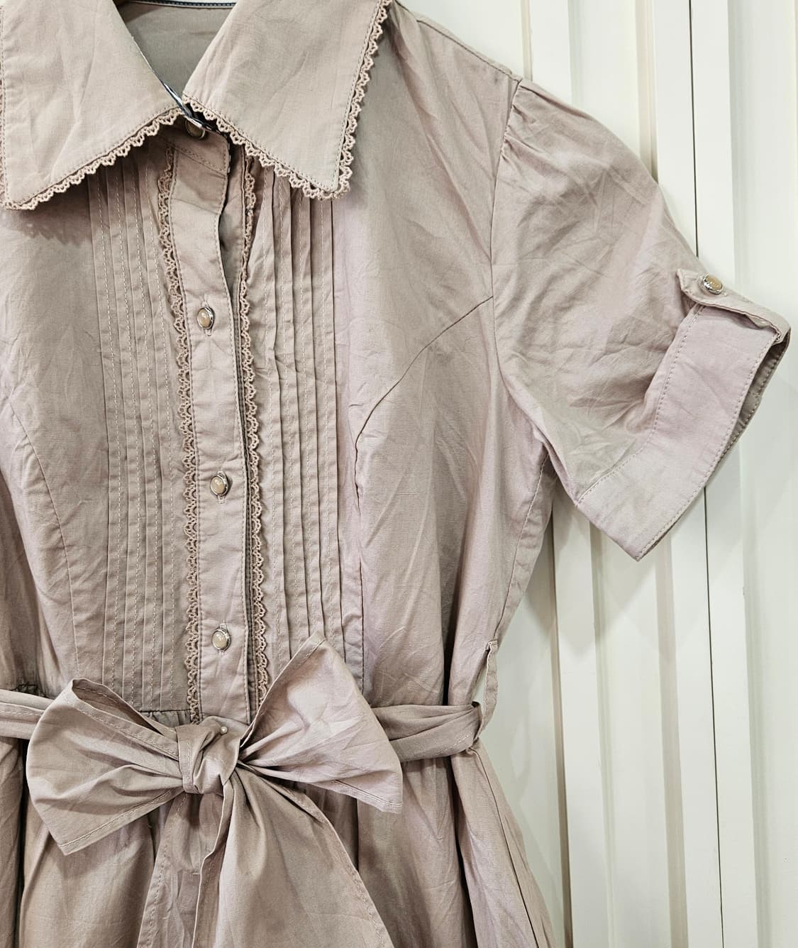 세실 맥비(Cecil McBee) 리본 셔츠 원피스 상품이미지3