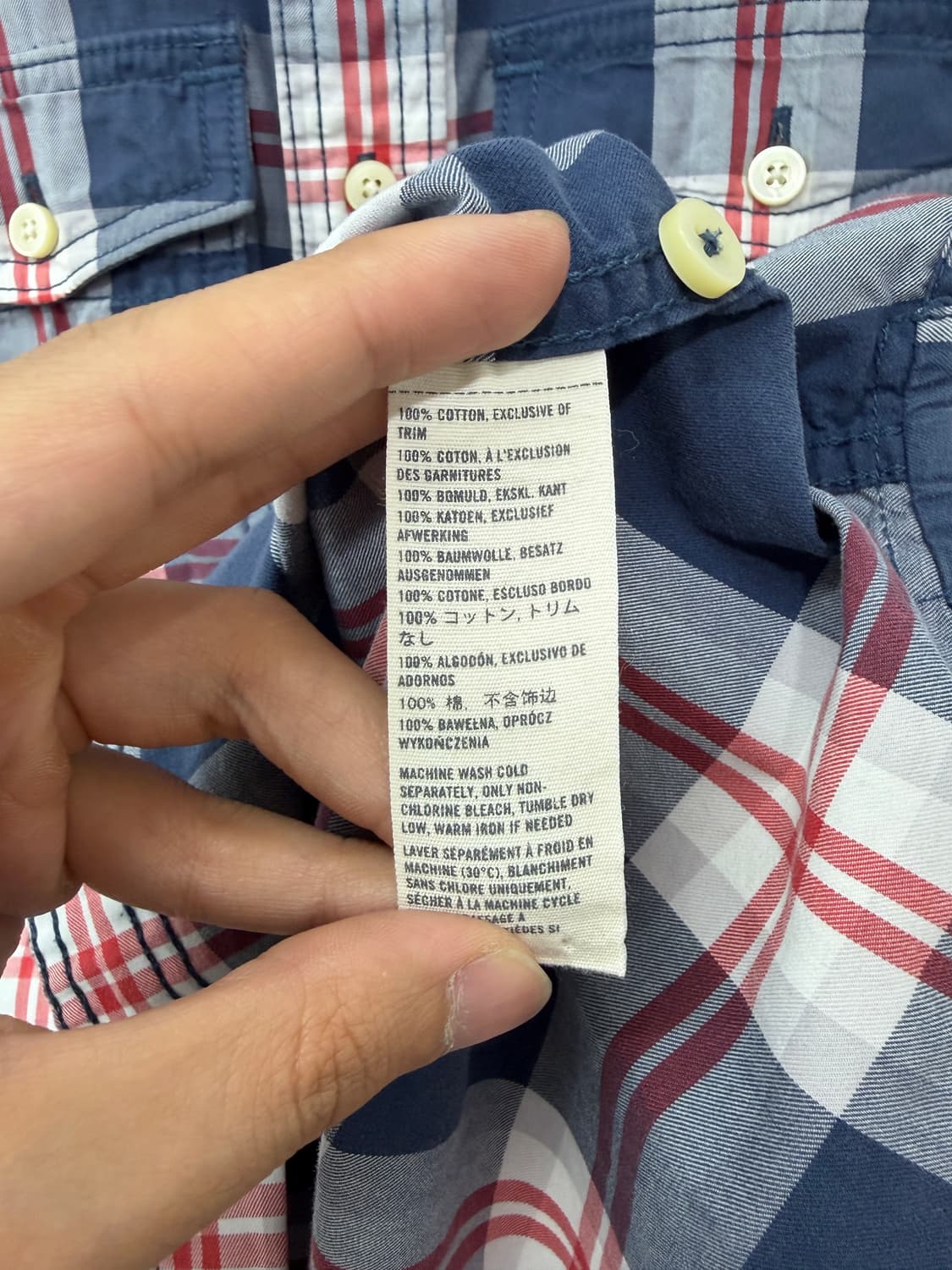 Abercrombie 체크 반팔 셔츠 상품이미지5