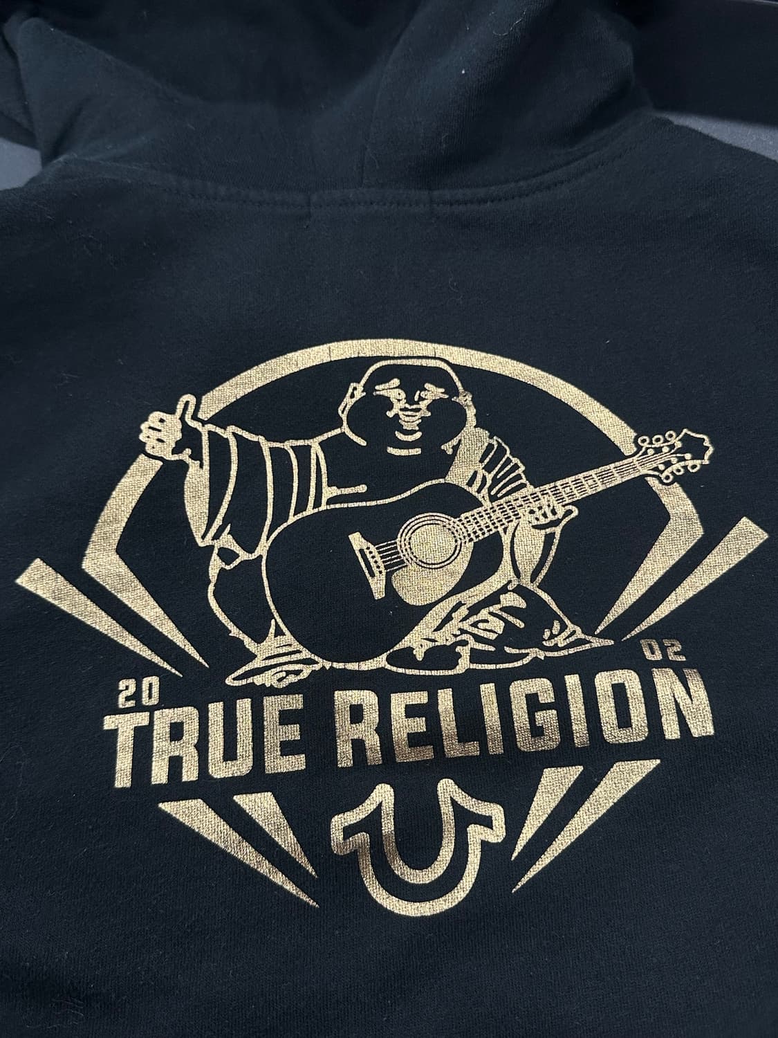 트루릴리전 블랙 후드 집업 상품이미지5