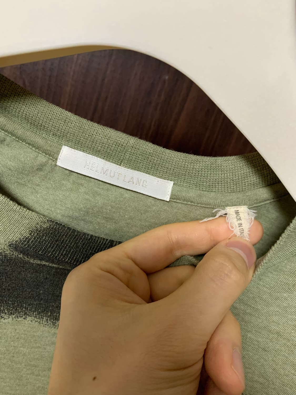 헬무트랭 패턴 반팔 상품이미지4