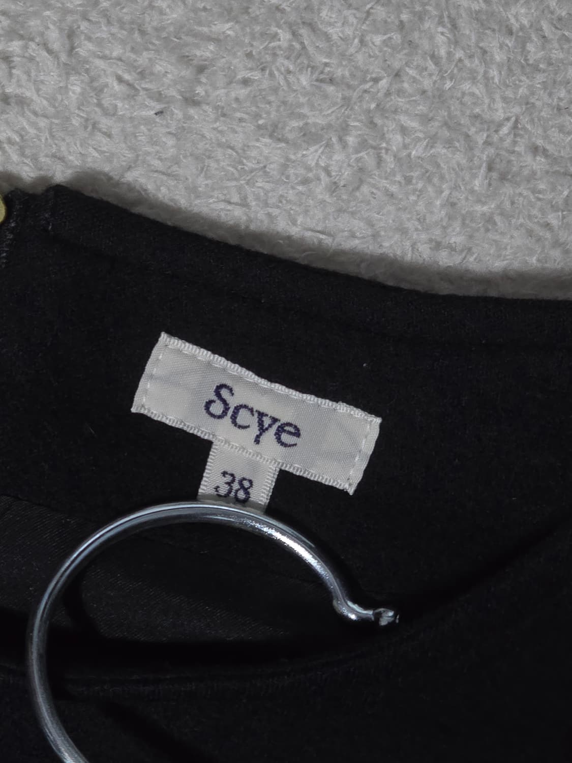 Scye 사이 블랙 포켓 원피스 38 상품이미지7